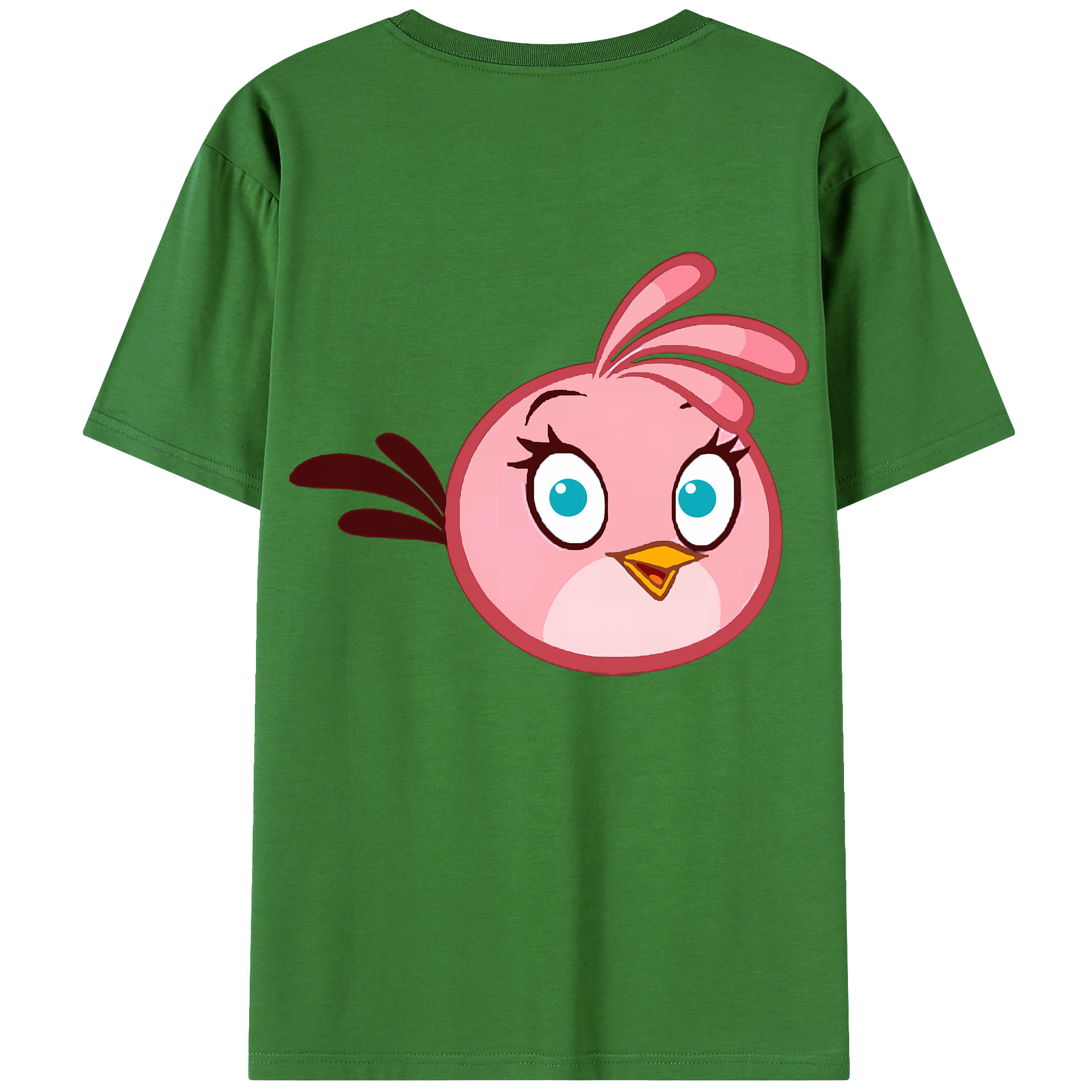 （画像用） Angry Birds アングリーバード レディース半袖Tシャツ(バックプリント)